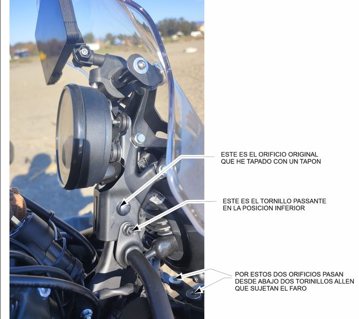 elevar el faro cupula y TFT como conjunto en la himalayan 450.jpg